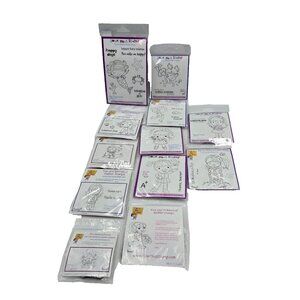 Your Next Stamp Cling Rubber Stamp Sets Lot Of 12 Stamping Crafts Cards Read